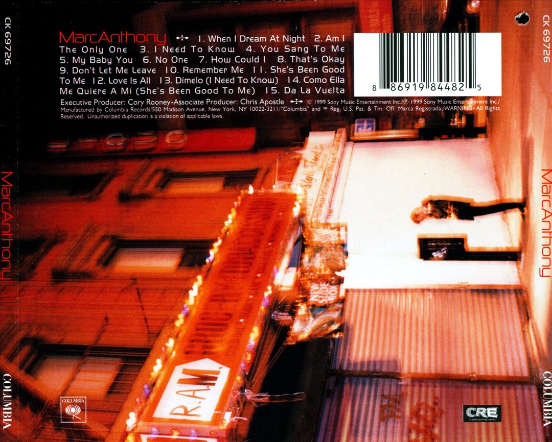 Marc Anthony cover art