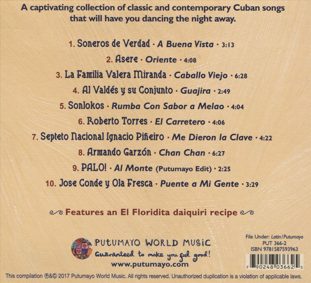 Putumayo Presents: Cuba! Cuba! cover art