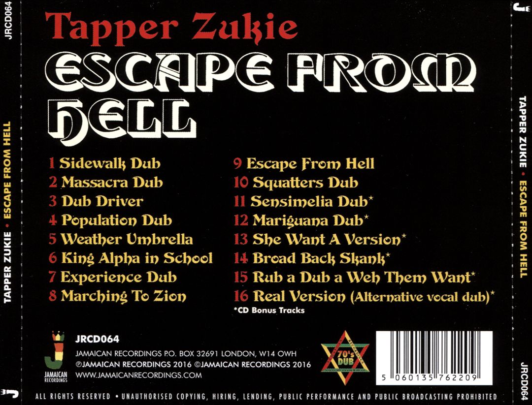 Escape from Hell cover art