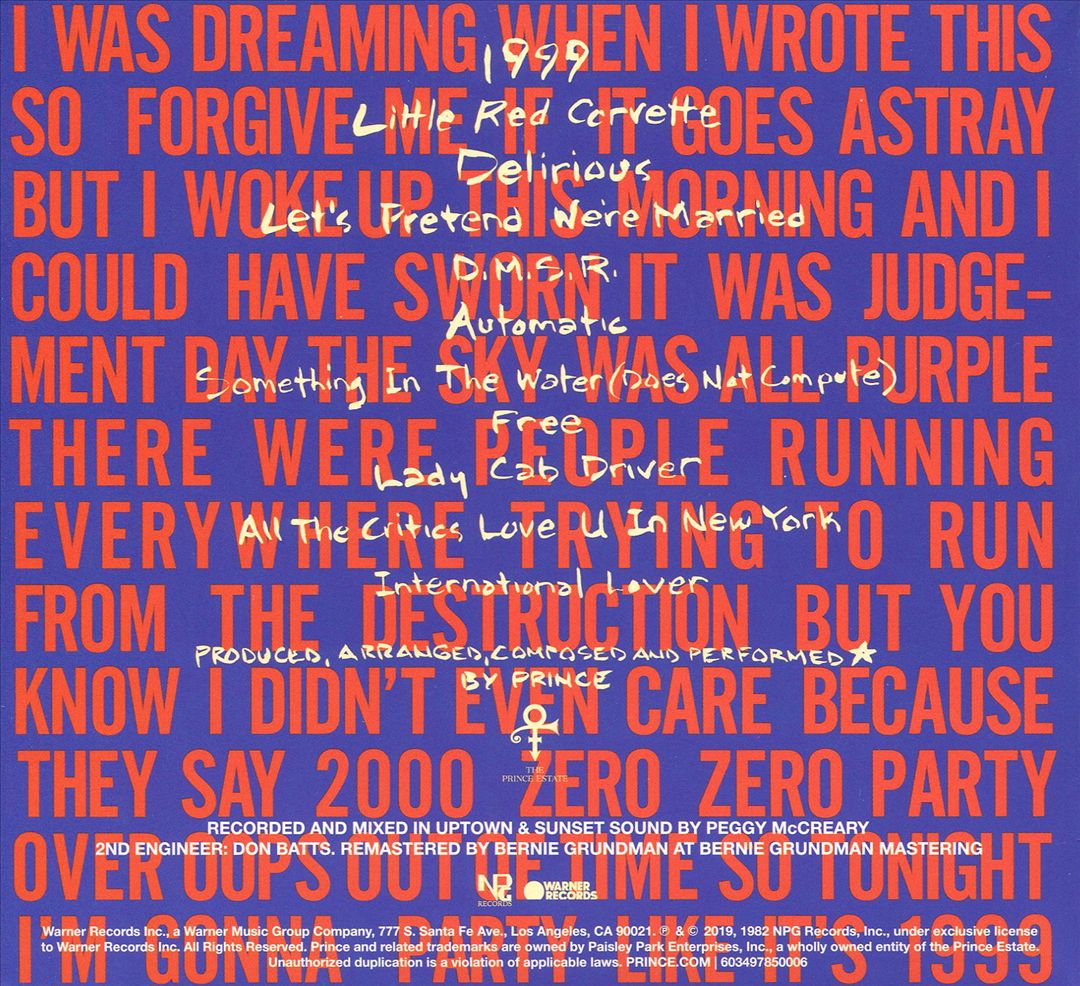 1999 [2019 Remaster] cover art