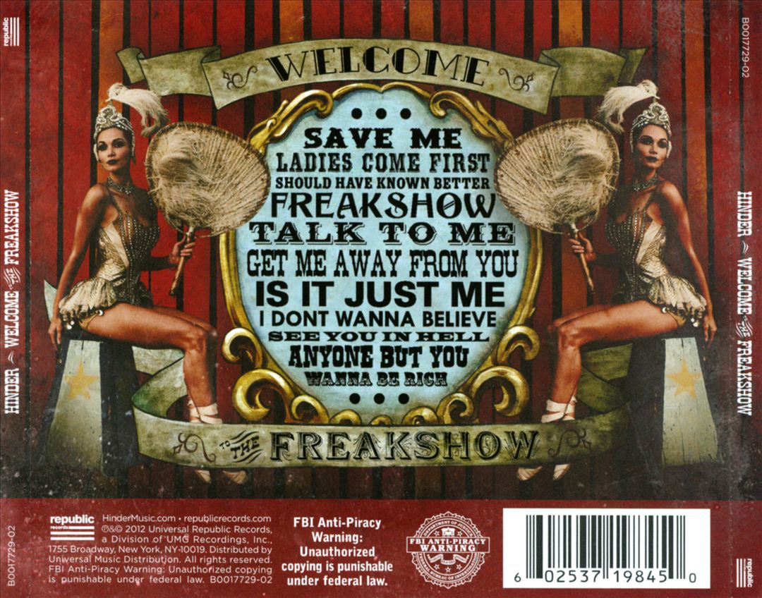 Welcome to the Freakshow cover art