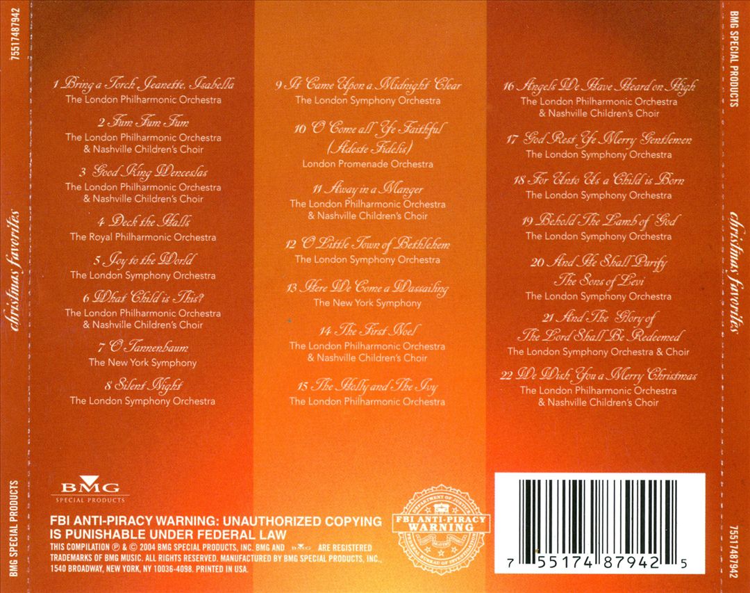 Christmas Favorites cover art