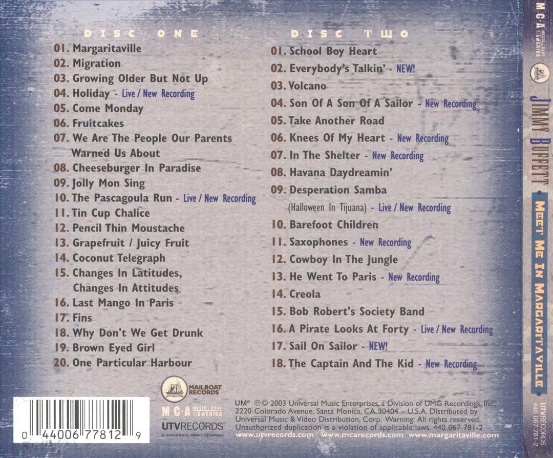 Meet Me in Margaritaville: The Ultimate Collection cover art