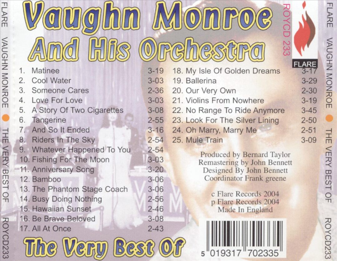 Very Best of Vaughn Monroe and His Orchestra cover art