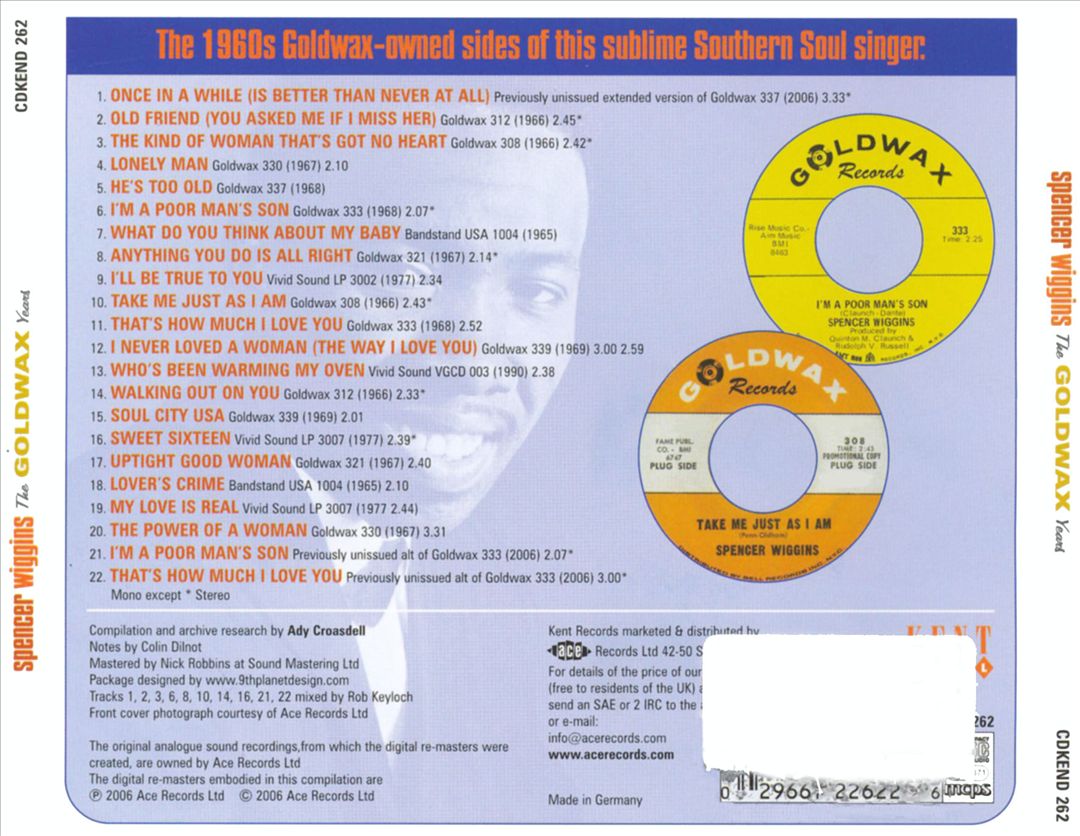 Goldwax Years cover art