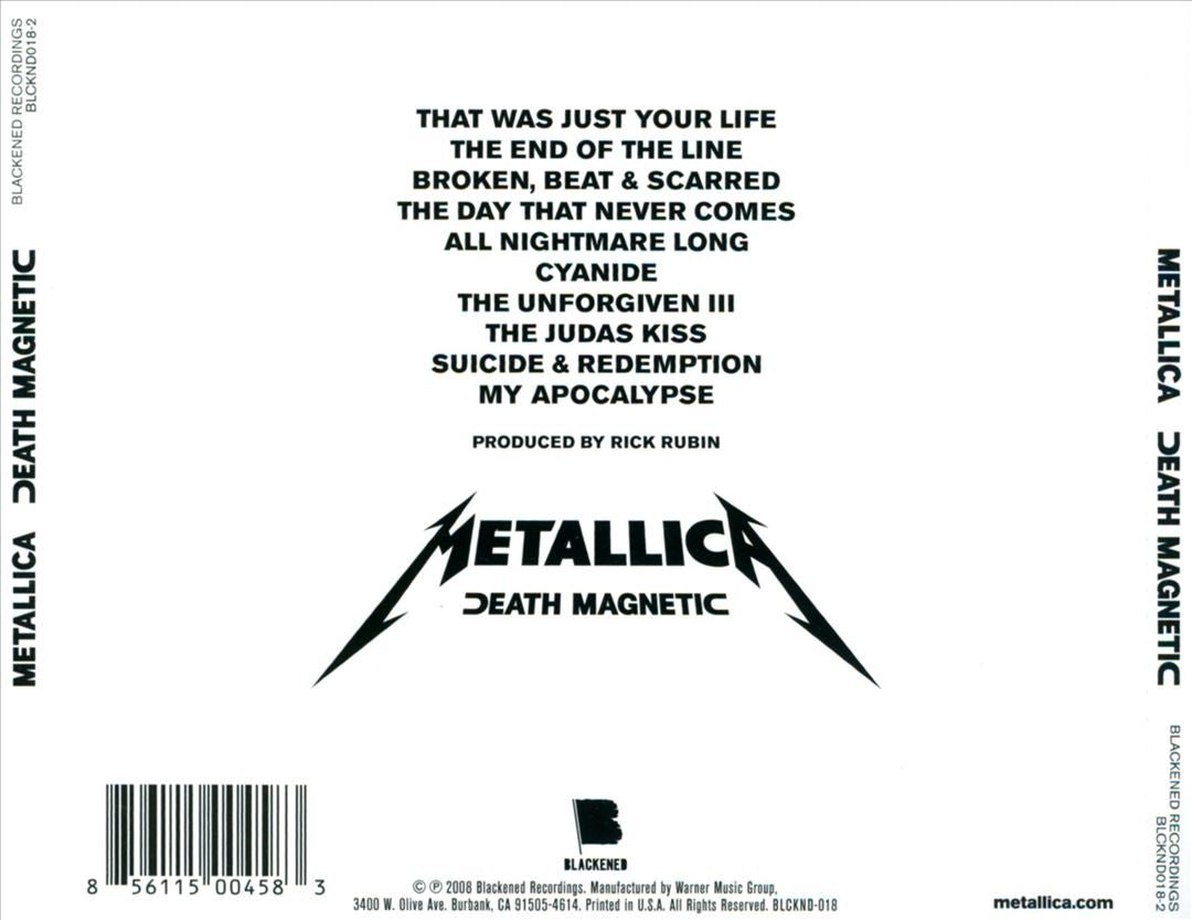 Death Magnetic cover art