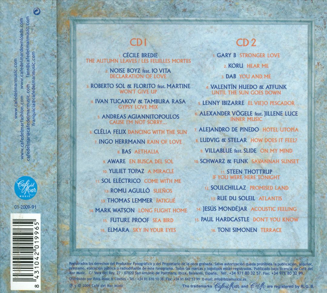 Café Del Mar, Vol. 16 cover art