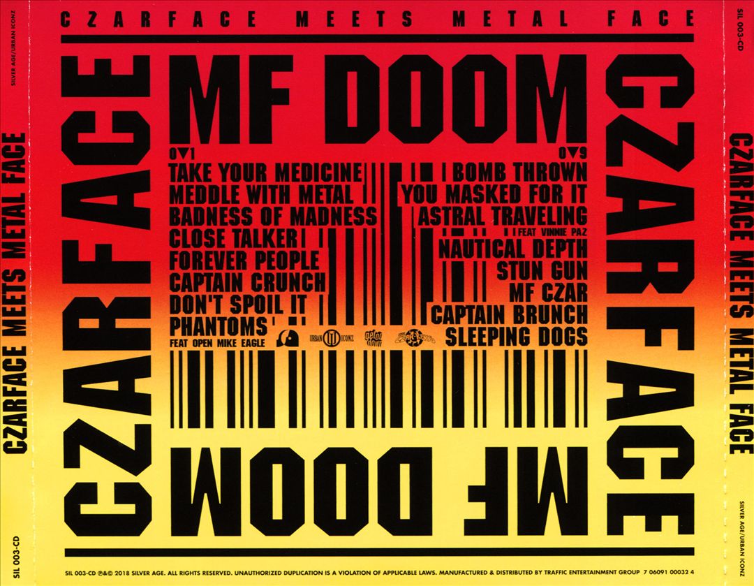 Czarface Meets Metal Face cover art