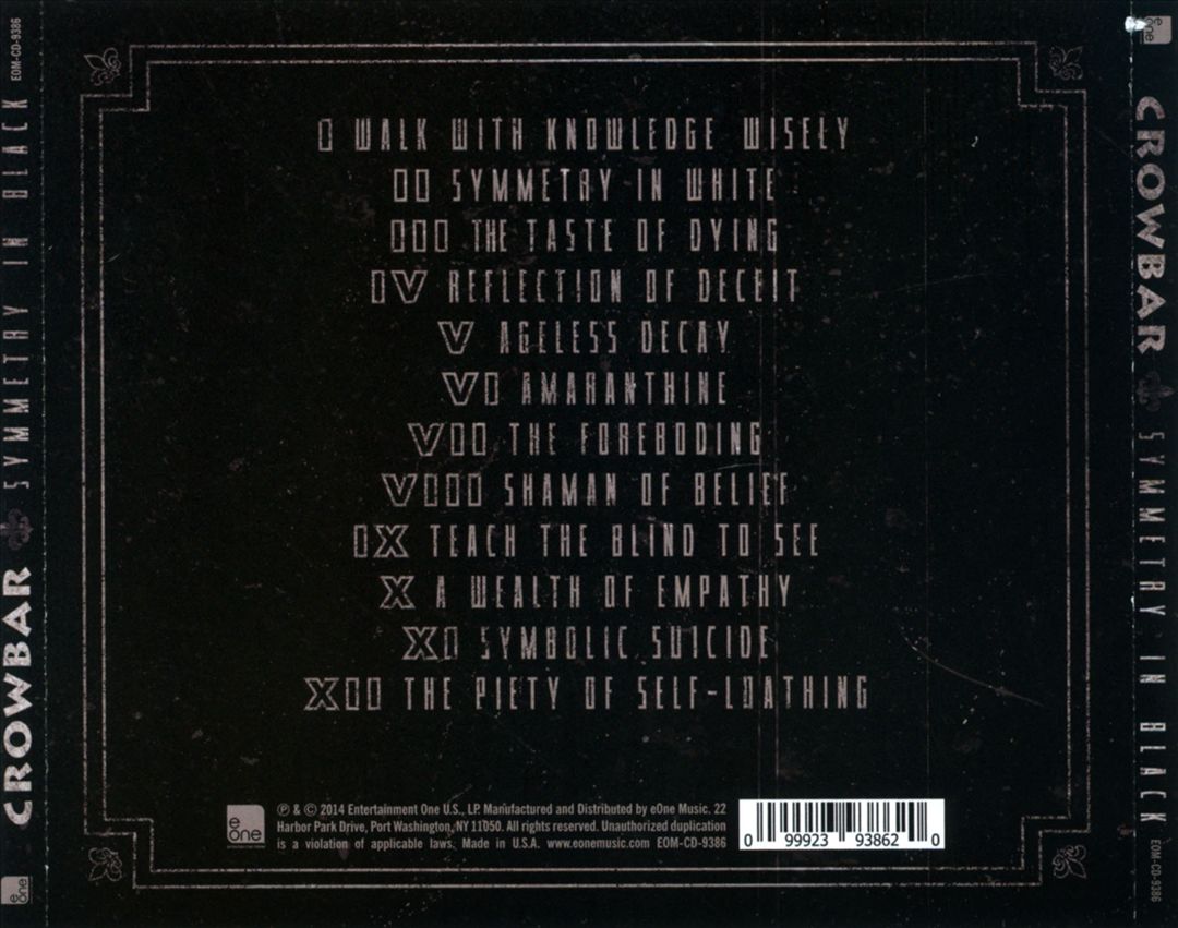 Symmetry in Black cover art