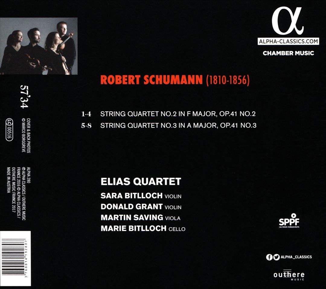 Schumann: Quartets Nos. 2 & 3 cover art