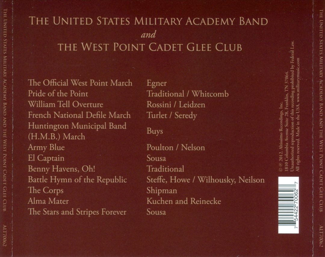United States Military Academy Band cover art