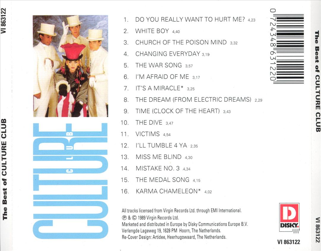 The Best of Culture Club [Disky] cover art