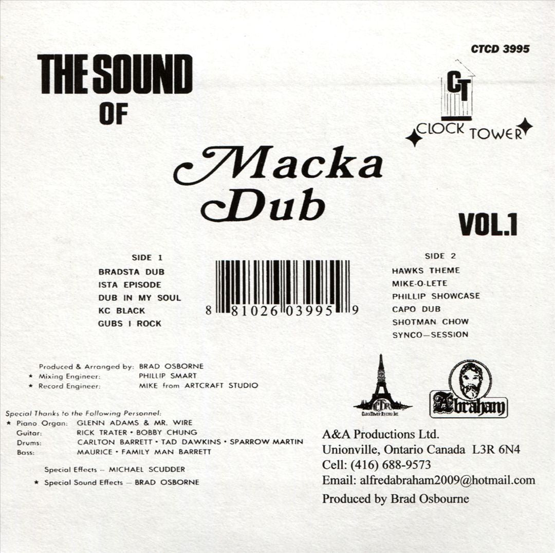 Sound of Macka Dub, Vol. 1 cover art