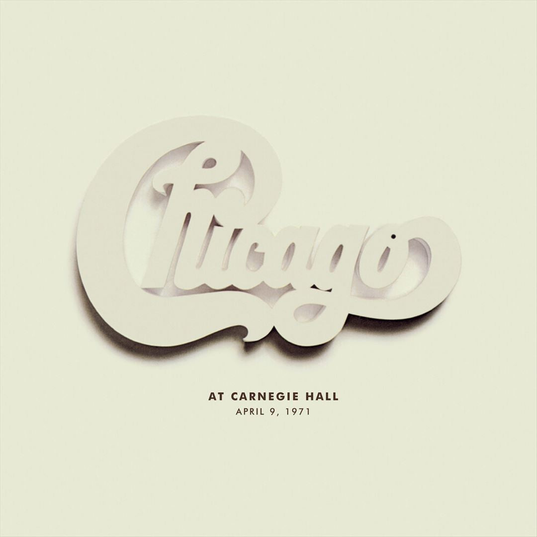 Chicago at Carnegie Hall, April 9, 1971 cover art