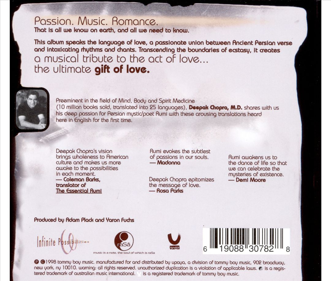 Gift of Love: Music Inspired by the Love Poems of Rumi cover art