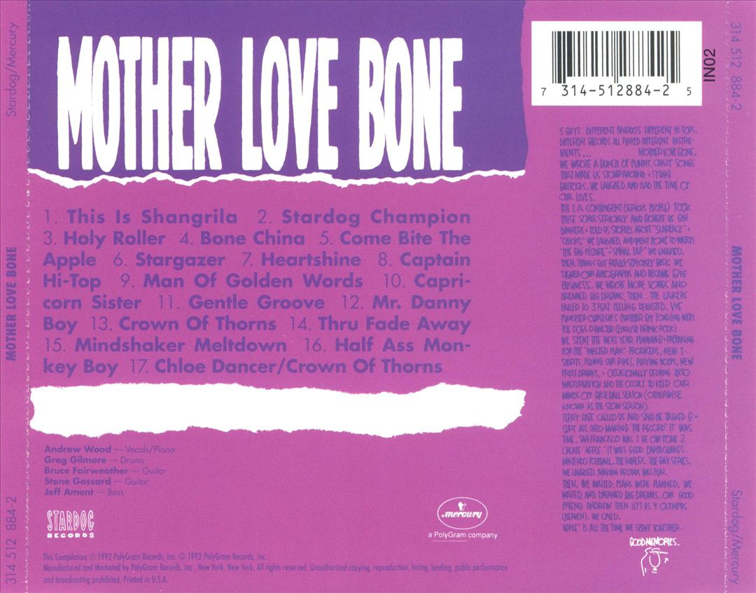 Mother Love Bone cover art