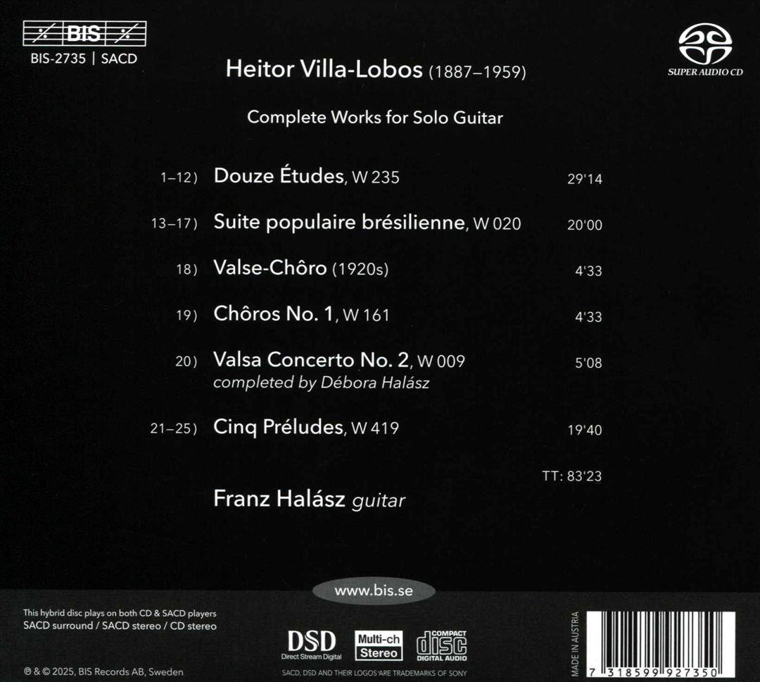 Villa-Lobos: The Complete Solo Works cover art