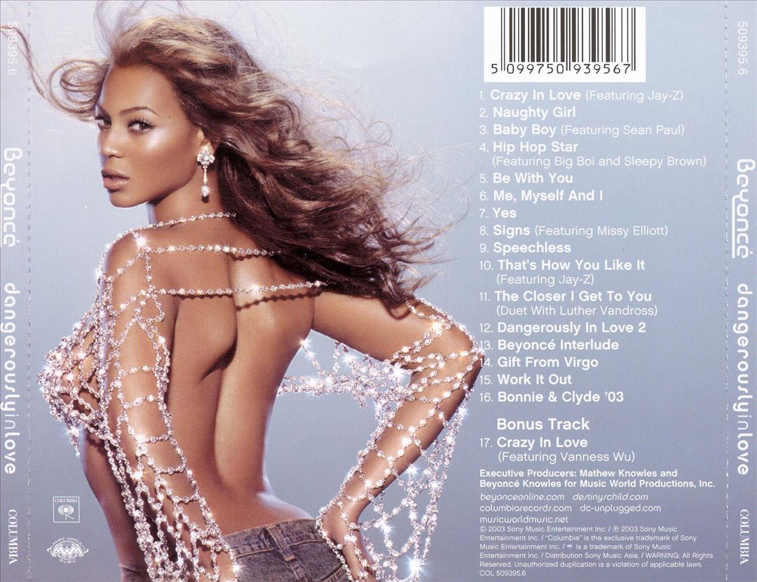 Dangerously in Love [Australia] cover art