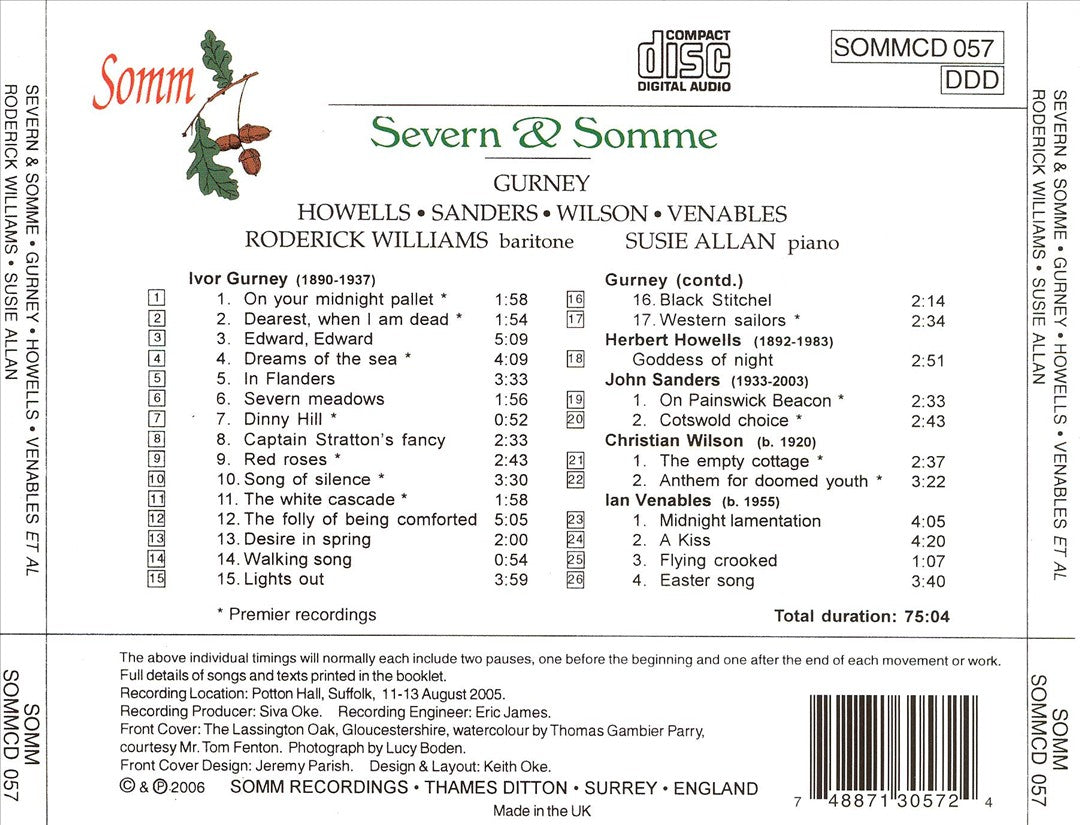 Severn & Somme cover art