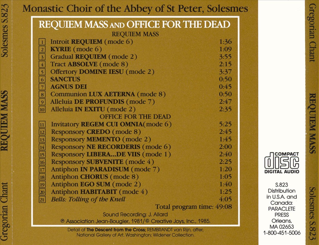 Requiem Mass  cover art