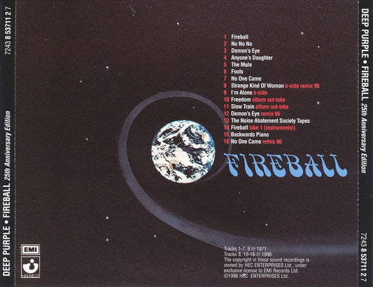 Fireball [EMI 25th Anniversary Edition] cover art