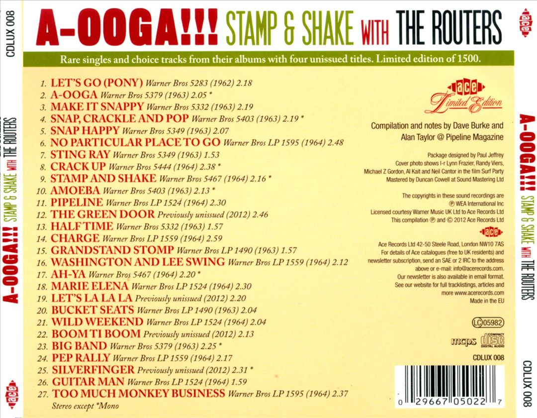 A-Ooga!!! Stamp & Shake with the Routers cover art