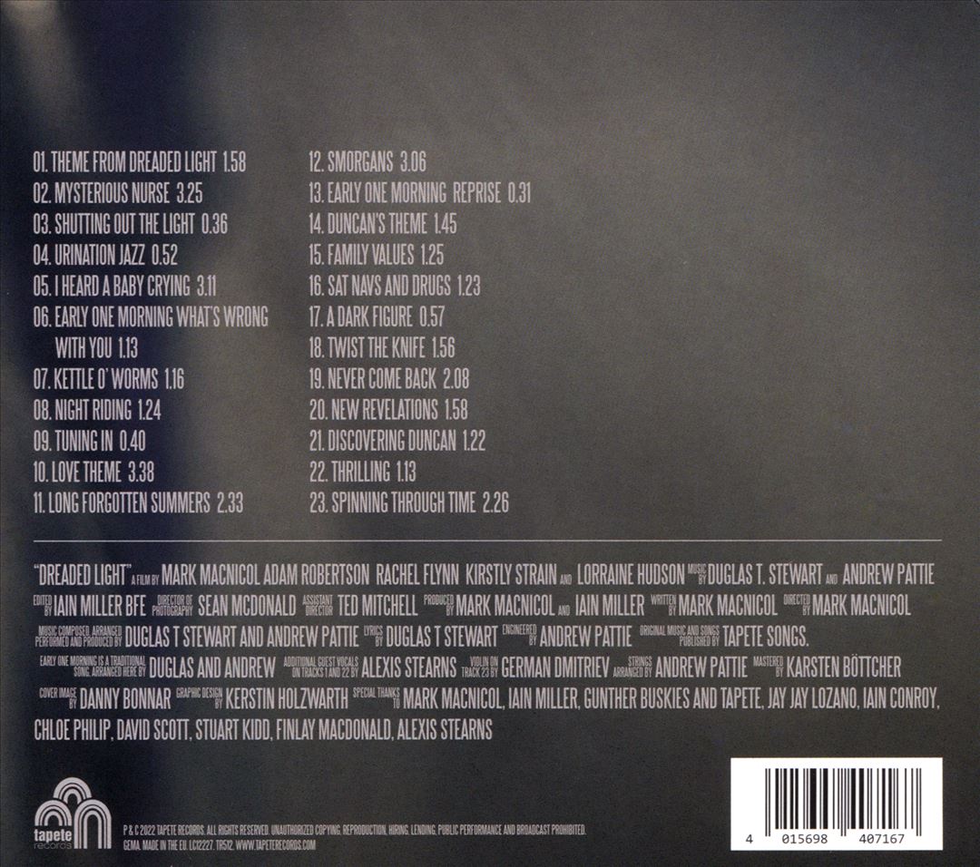 Music for the Film Dreaded Light cover art