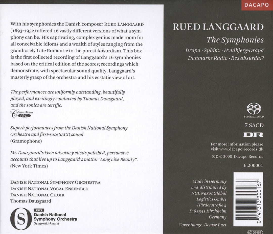 Rued Langgaard: The Symphonies cover art