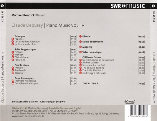 Claude Debussy: Piano Music, Vol. IV cover art