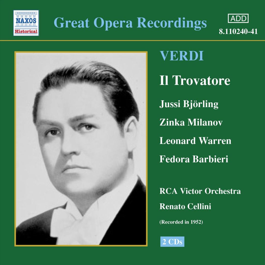 Verdi: Il Trovatore cover art