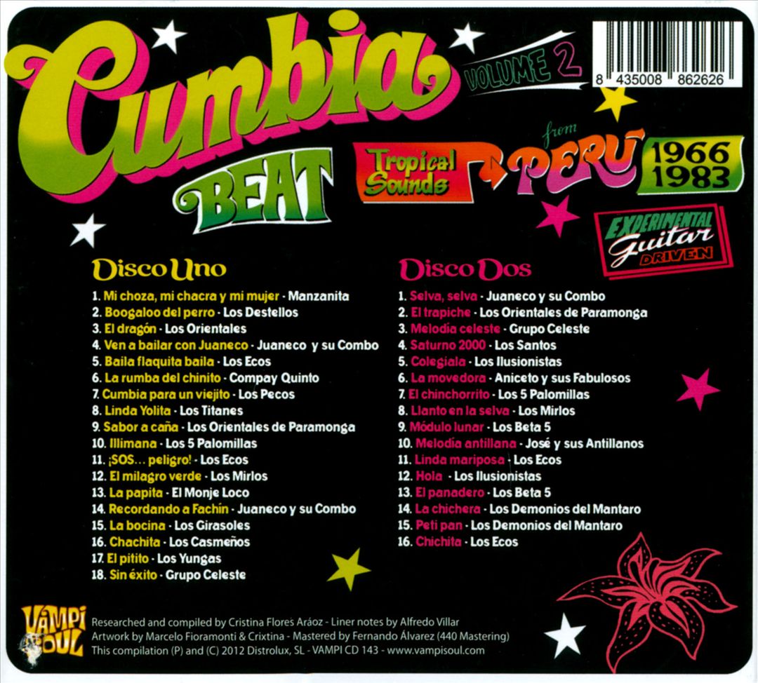 Cumbia Beat, Vol. 2: Tropical Sounds From Peru 1966-1983 cover art