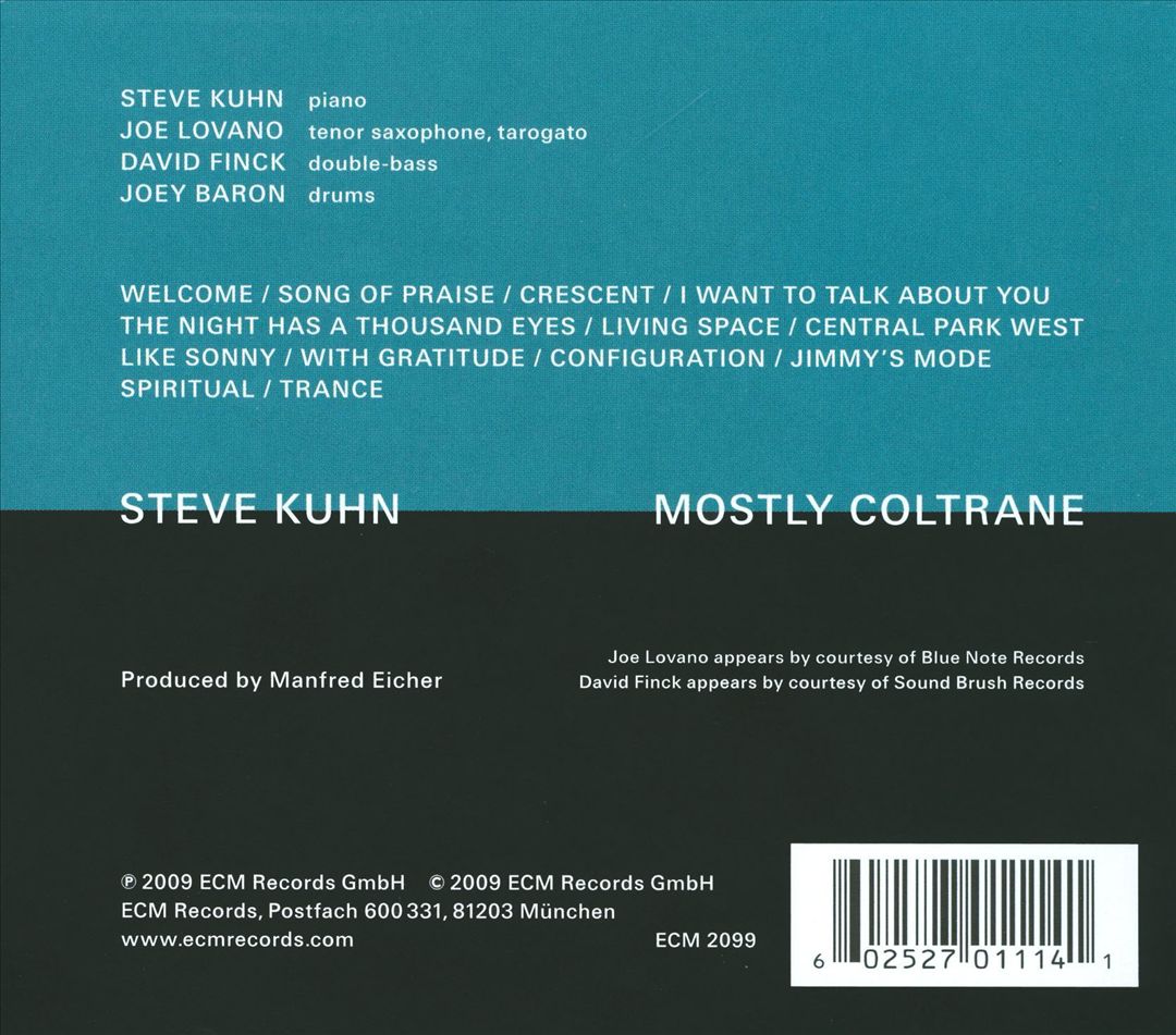 Mostly Coltrane cover art