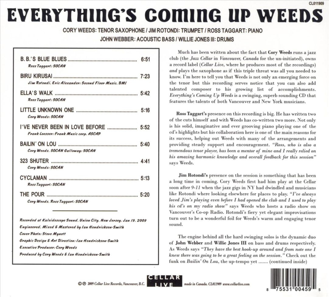 Everything's Coming Up Weeds cover art