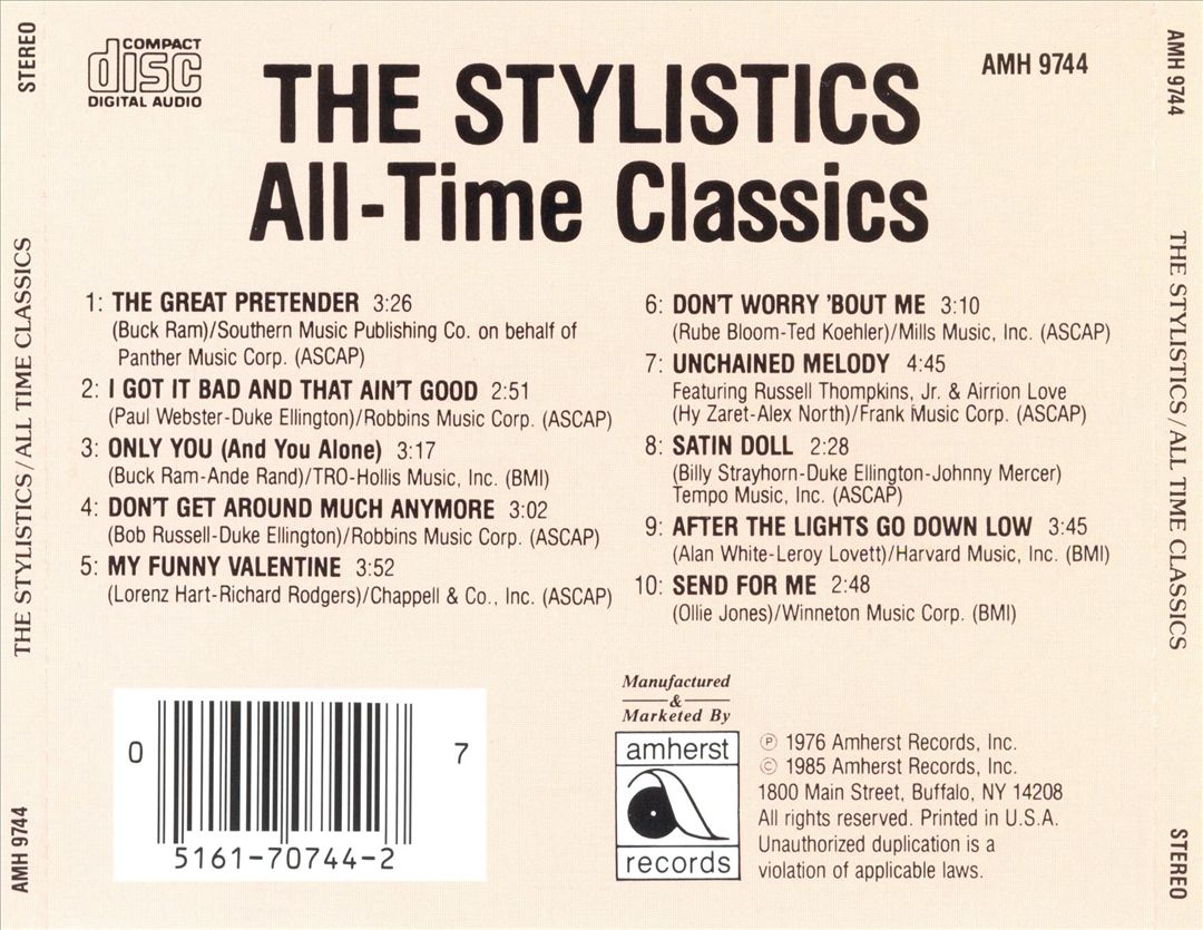 All-Time Classics cover art