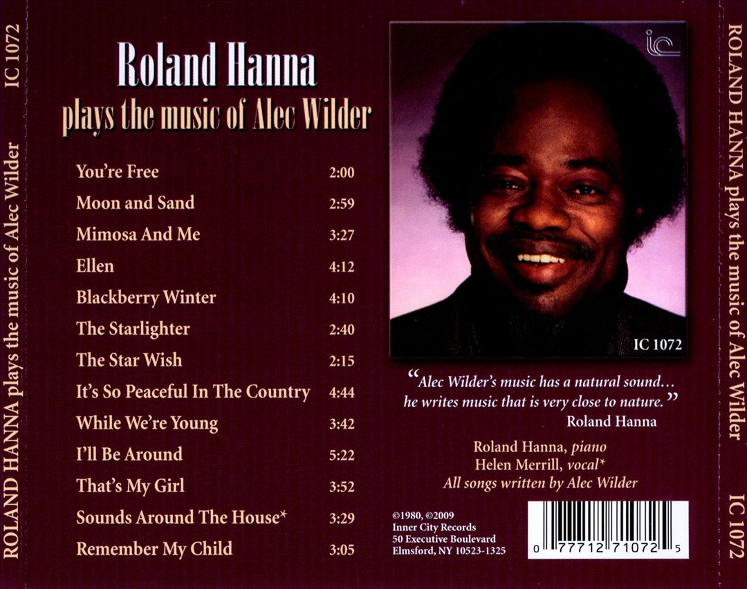 Plays the Music of Alec Wilder cover art