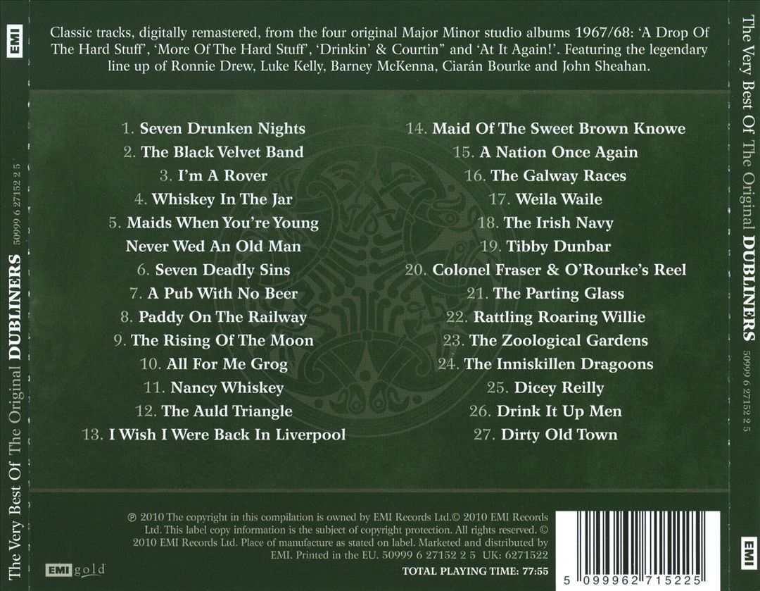 Very Best of the Original Dubliners cover art