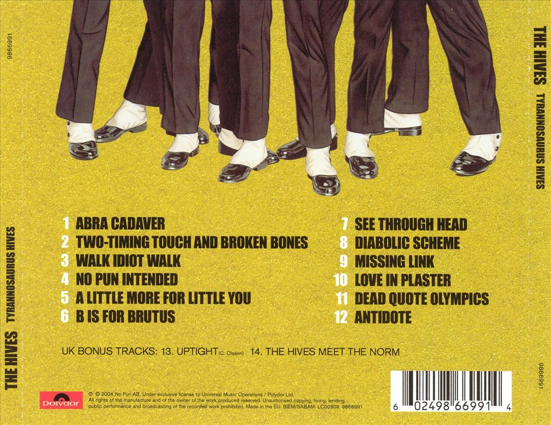 Tyrannosaurus Hives [Bonus Tracks] cover art