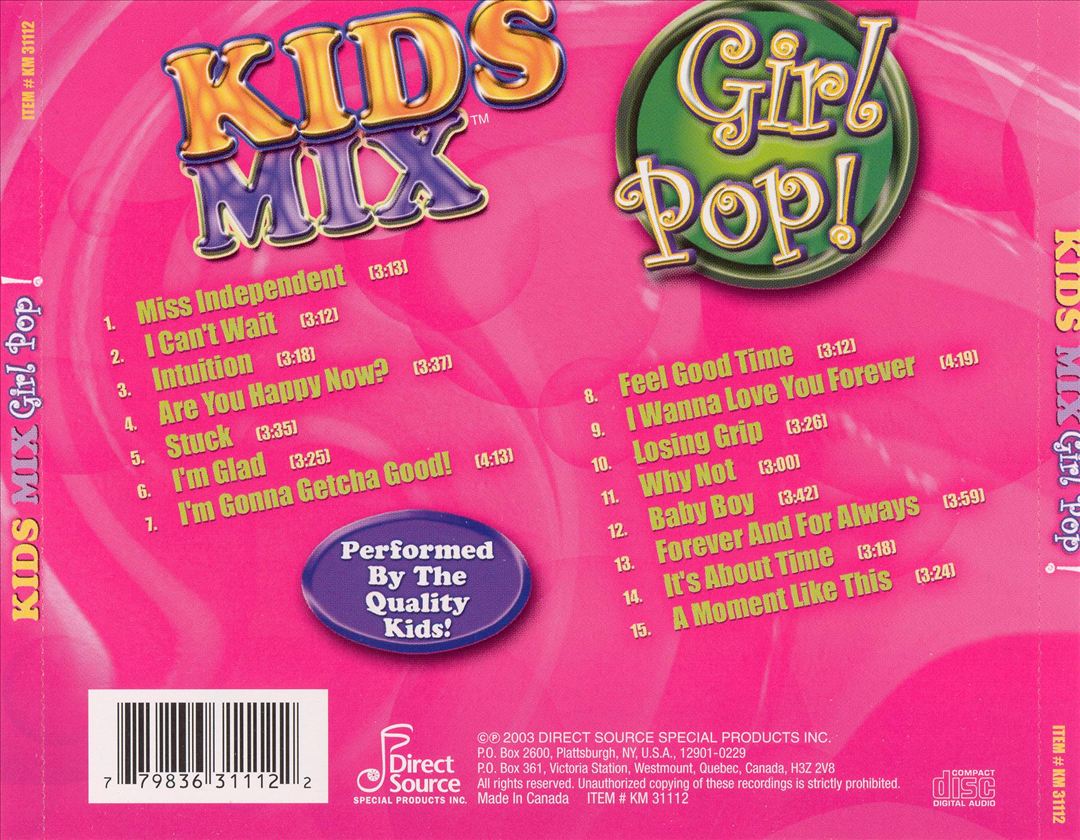 Kids Mix: Girl Pop cover art