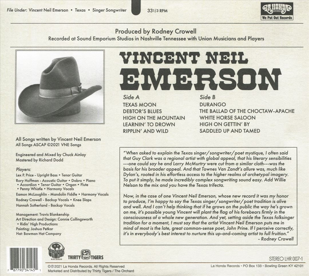 Vincent Neil Emerson cover art
