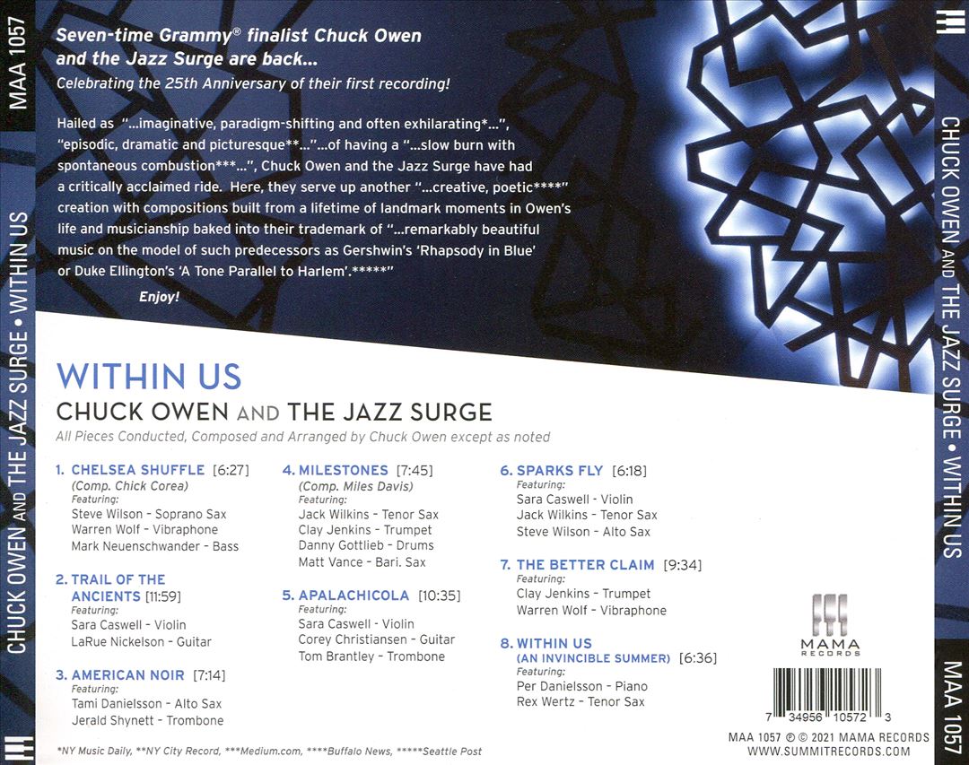 Within Us: Celebrating 25 Years of the Jazz Surge cover art