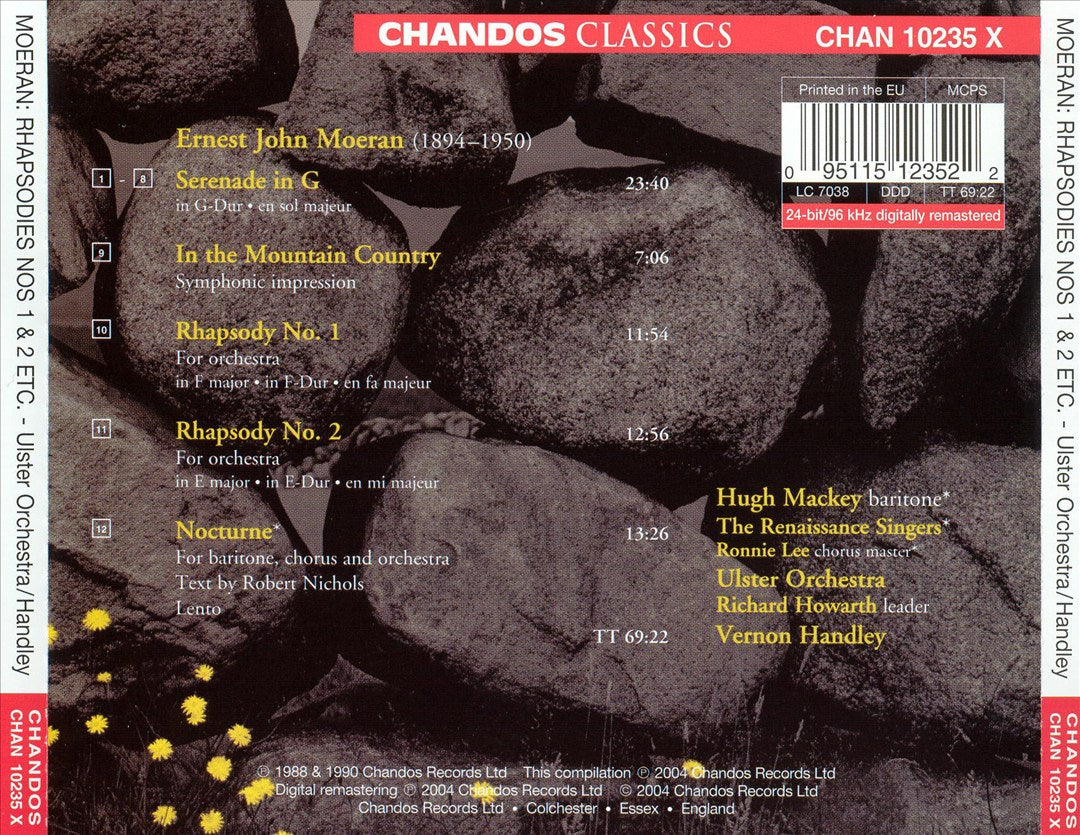 Morean: Rhapsodies Nos.1 & 2; In the Mountain Country; etc. cover art