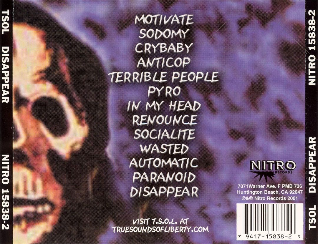 Disappear cover art