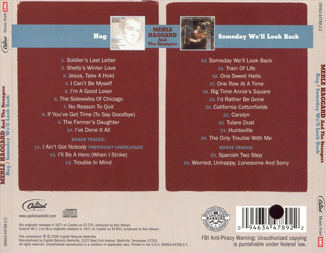 Hag/Someday We'll Look Back cover art