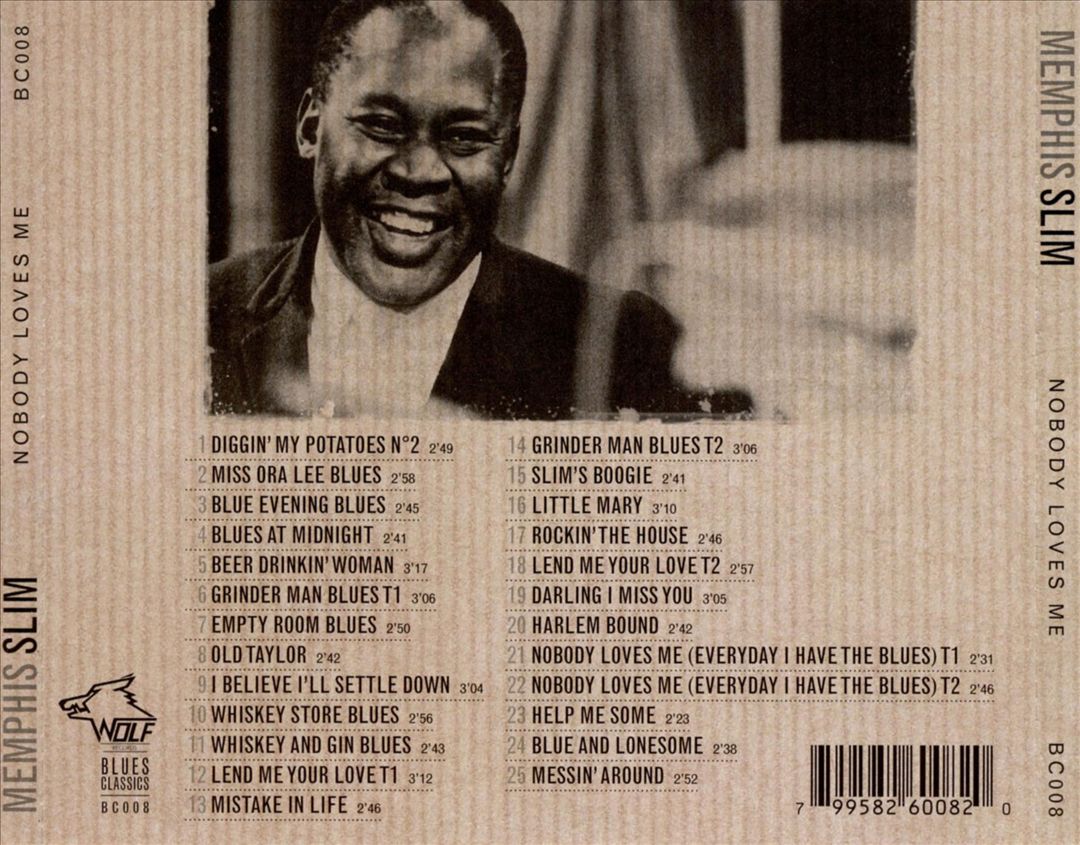 Nobody Loves Me (Everyday I Have the Blues) cover art