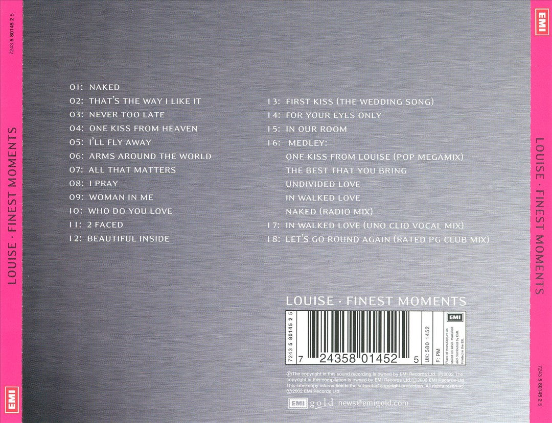 Finest Moments cover art