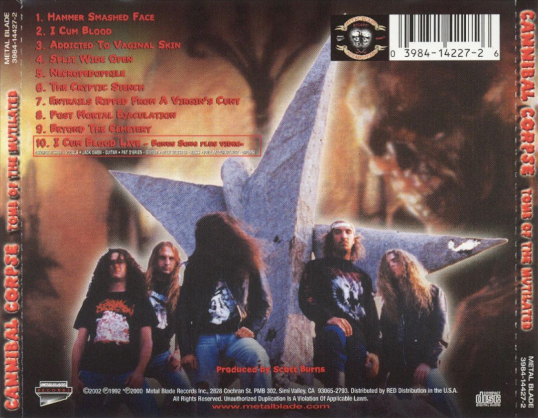 Tomb of the Mutilated [Bonus Tracks] cover art