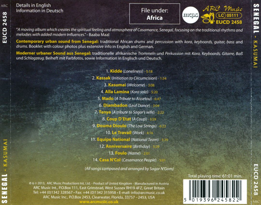 Senegal Urban Rhythms cover art