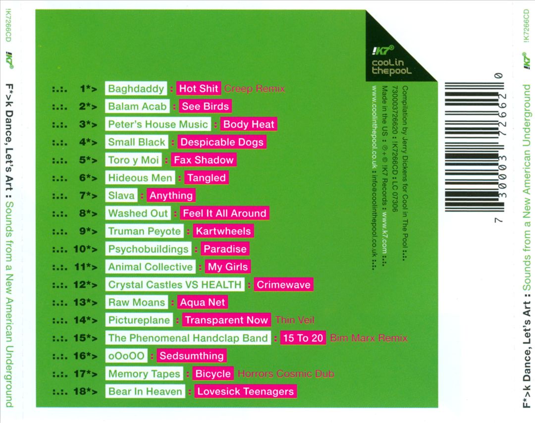 F*>K Dance Let's Art: Sounds from a New American Underground cover art