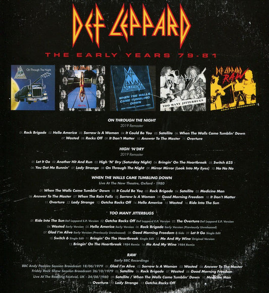 Early Years 1979-1981 cover art