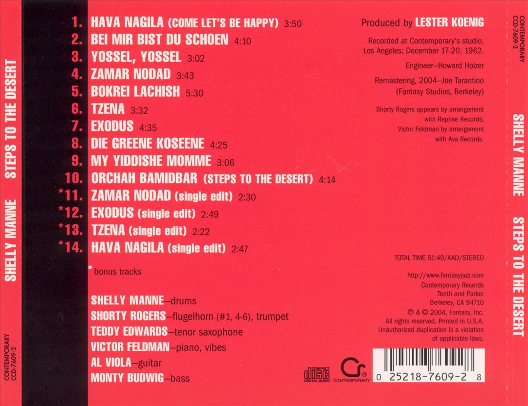Steps to the Desert: Modern Jazz Versions of Favorite cover art
